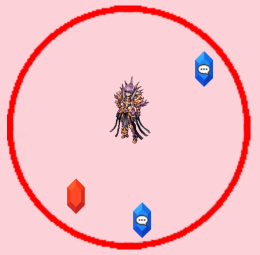 ↑ Blue Crystal Portal (Lv 3 onwards) ●Blue Crystal Portal Spawns randomly around the map. ●The Blue Crystal Portal that teleport you to a spiral staircase map where at the end of it is the 2nd Blue Crystal. There are Amdarais along the staircase you could ignore it, killing one would also stun the MVP (Immortal Monarch) but not recommended. ●The standard Blue Crystal doesn't spawn on the battlefield anymore.