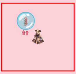 ↑ Bubble (Phase 1 & 2) ●You will be lifted up by a cute bubble (Blue-ish) and you won't be able to move and do any action (Skills). ●After a few seconds, the bubble will burst and you'll fall onto the ground and receive Fatal Damage. ●Please prepare to use Unsealing Scroll (102433) when you got lifted up by bubble.