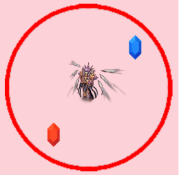 ↑ Red & Blue Crystal (Lv 1 & 2) ●Destroy Red Crystal to prevent HP Regen for the MVP. ●Destroy Blue Crystal to Stun the MVP for a period of time.